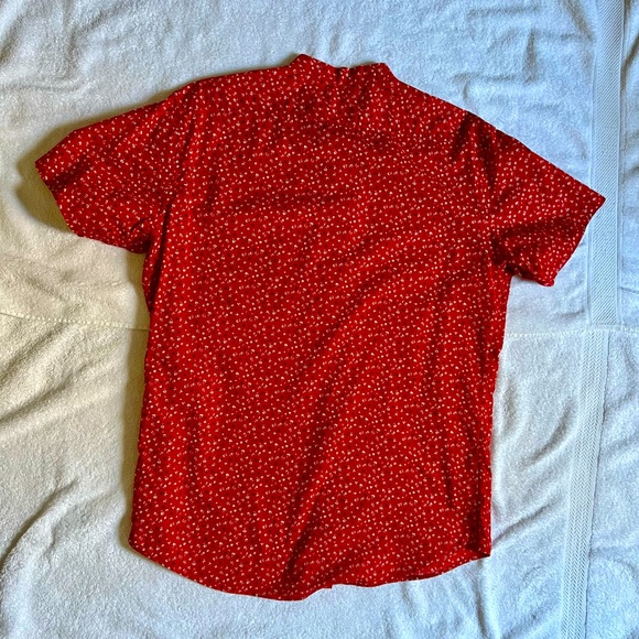 Taylor Stitch - The Short Sleeve Bandit in Red Mini Floral - M/40” - Picture 4 of 7